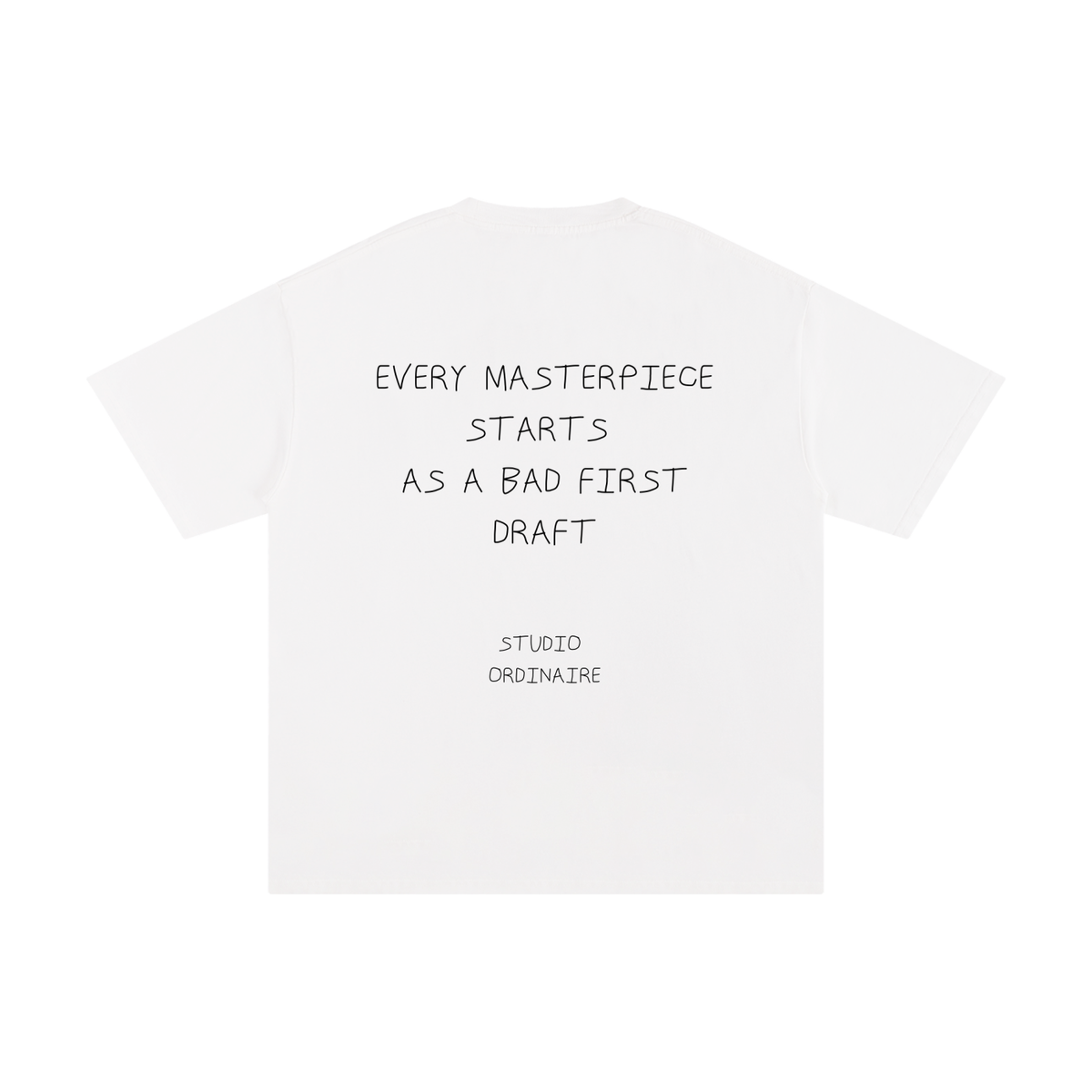 EVERY MASTERPIECE STARTED AS A BAD FIRST DRAFT