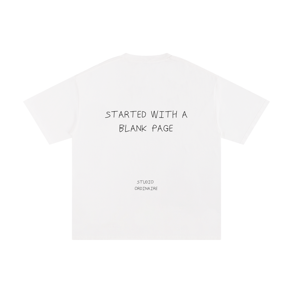 STARTED WITH A BLANK PAGE