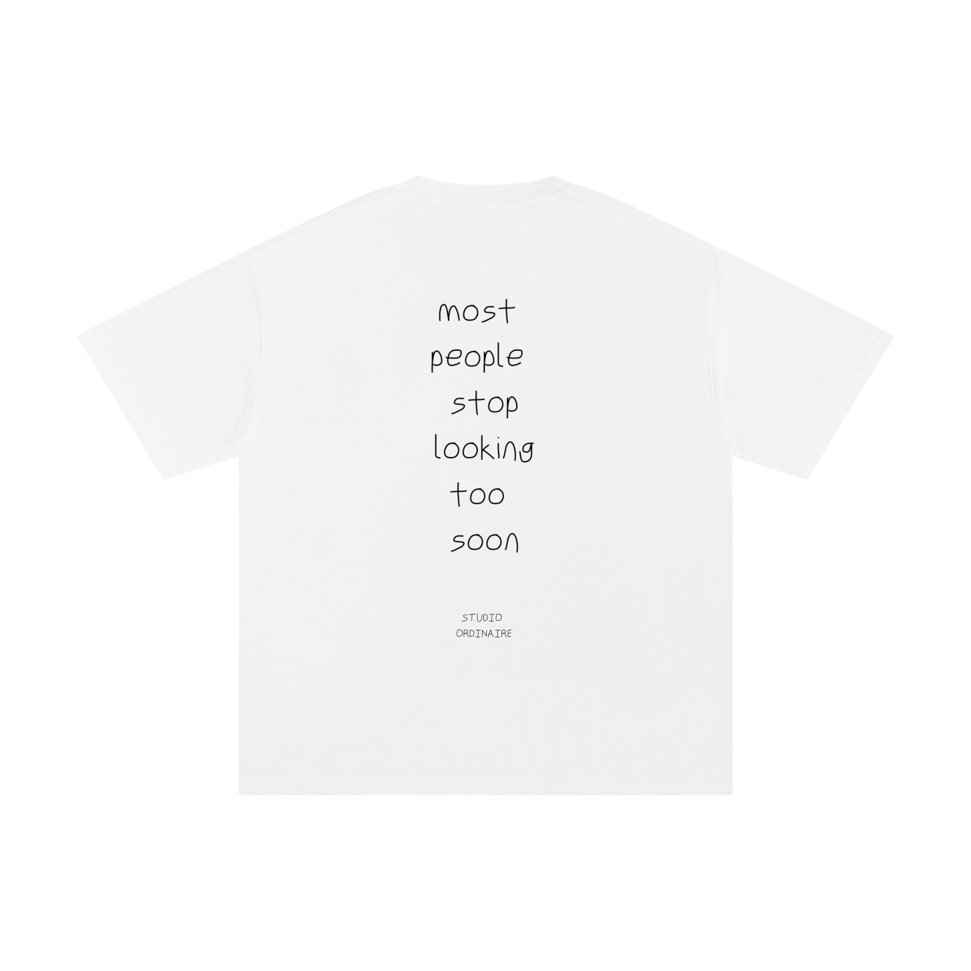most people stop looking too soon