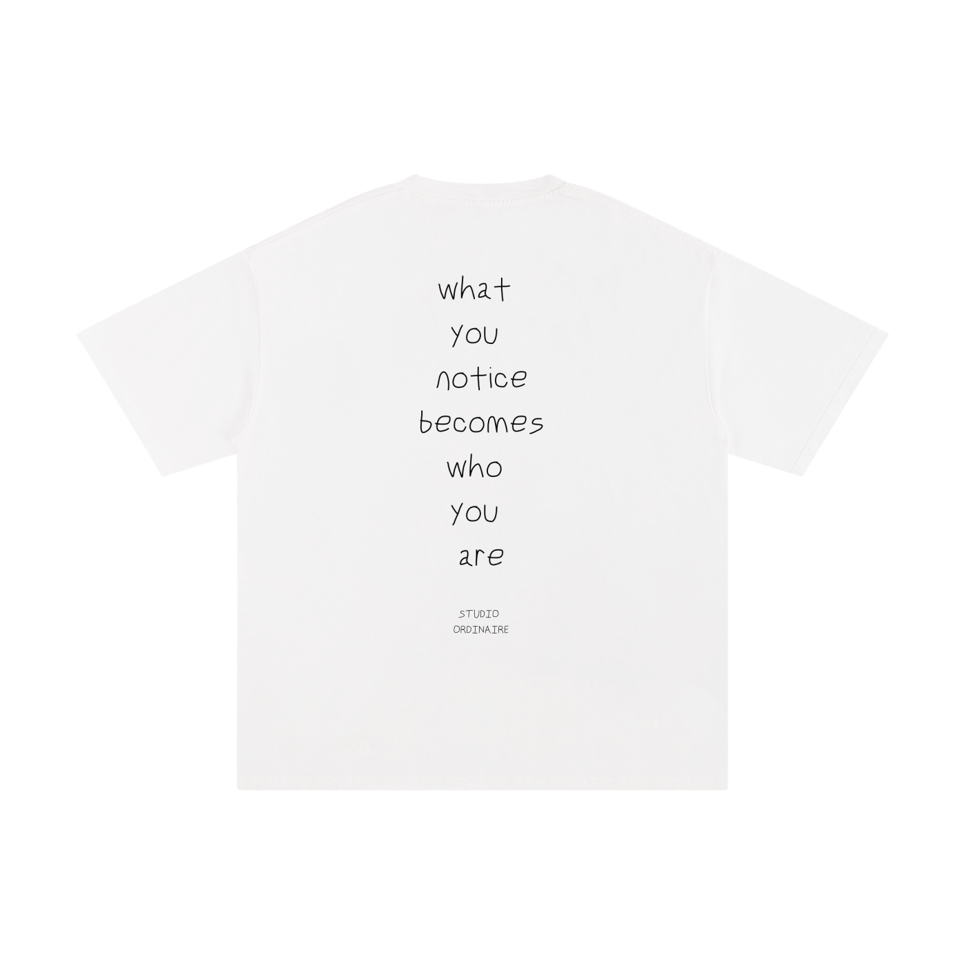 what you notice becomes who you are
