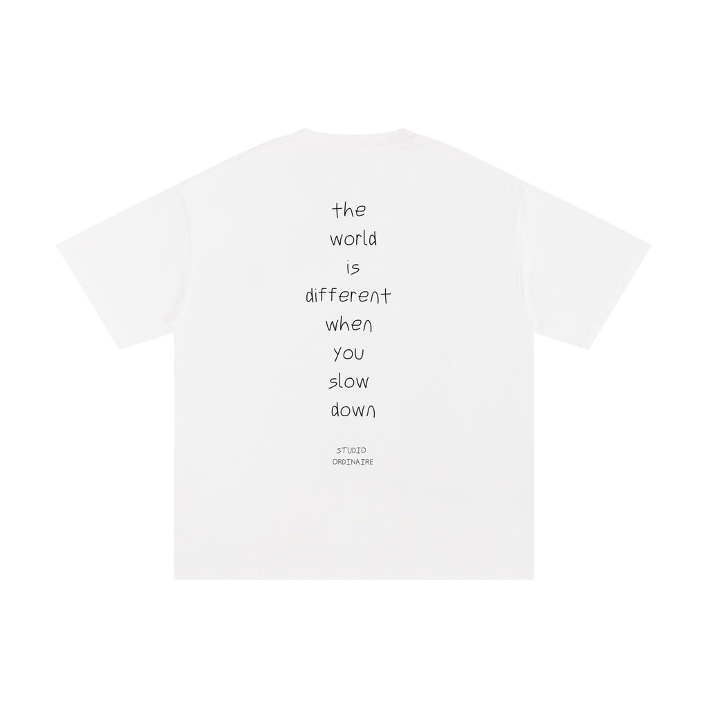 the world is different when you slow down