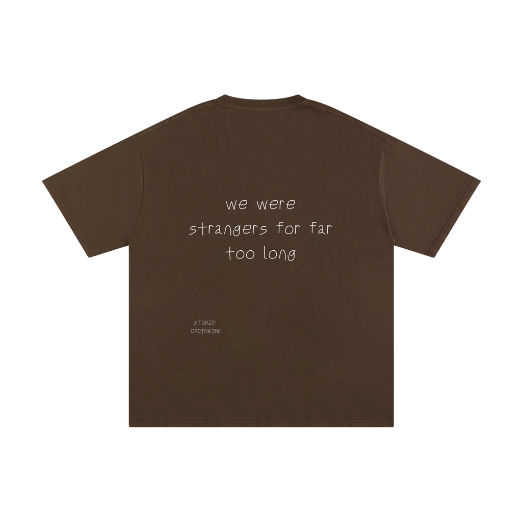 WE WERE STRANGERS FOR FAR TOO LONG