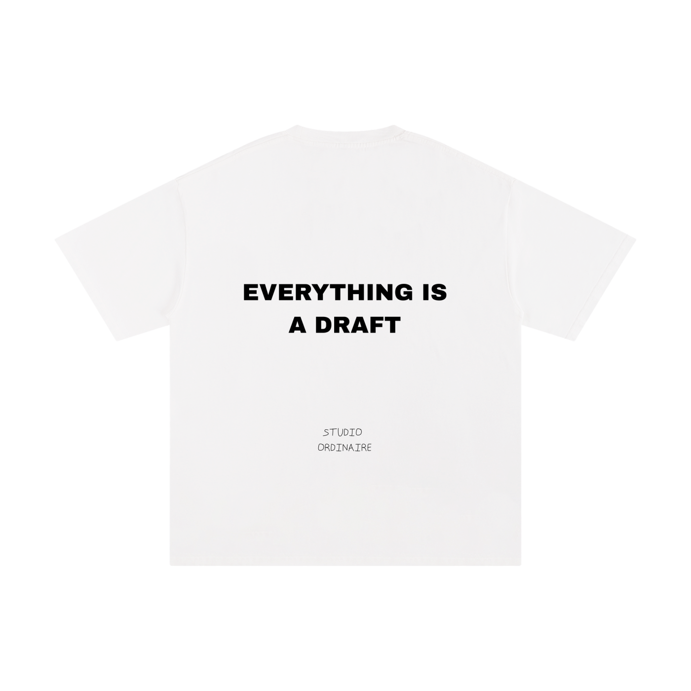Unisex Pure Cotton T-Shirt - EVERYTHING IS A DRAFT