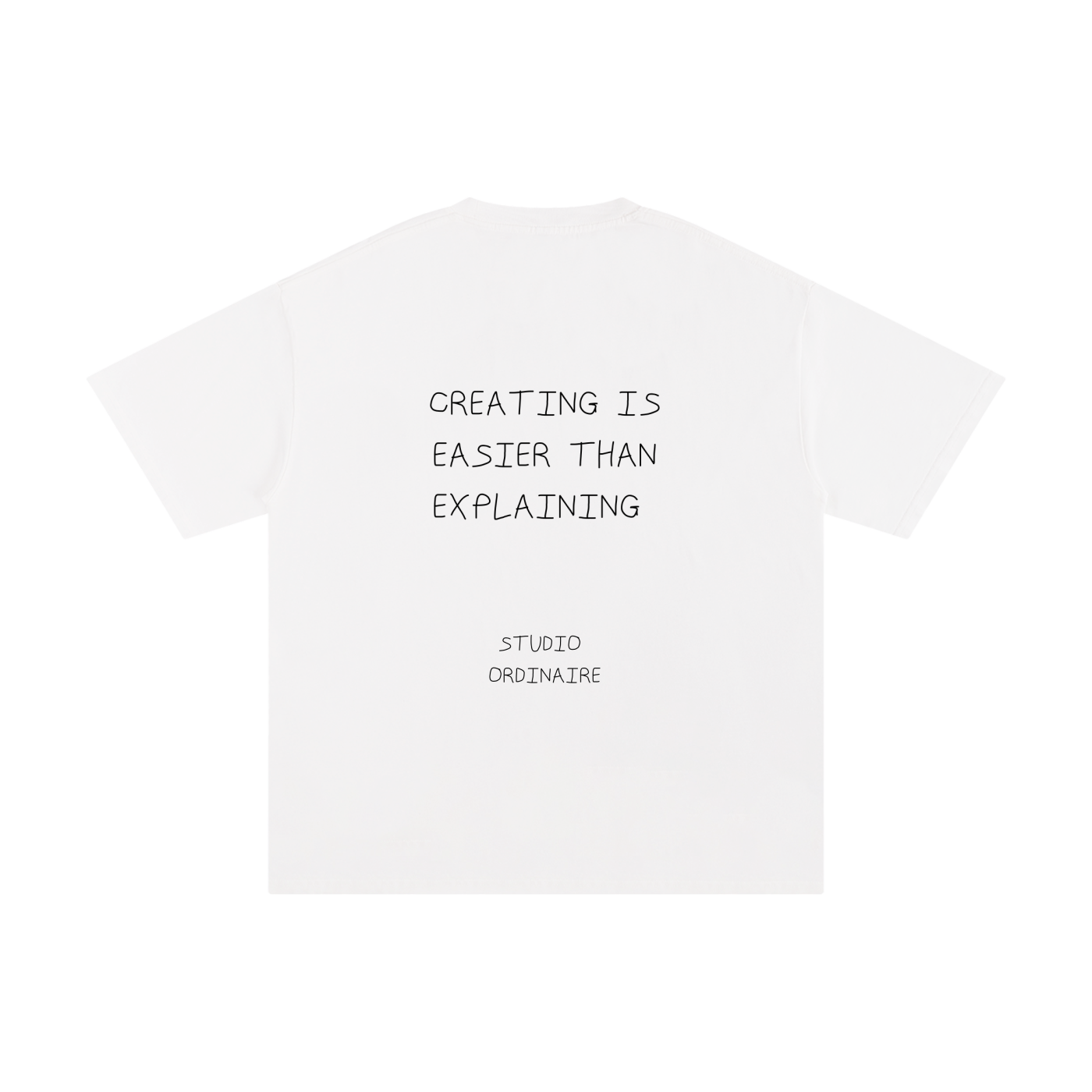 CREATING IS EASIER THAN EXPLAINING
