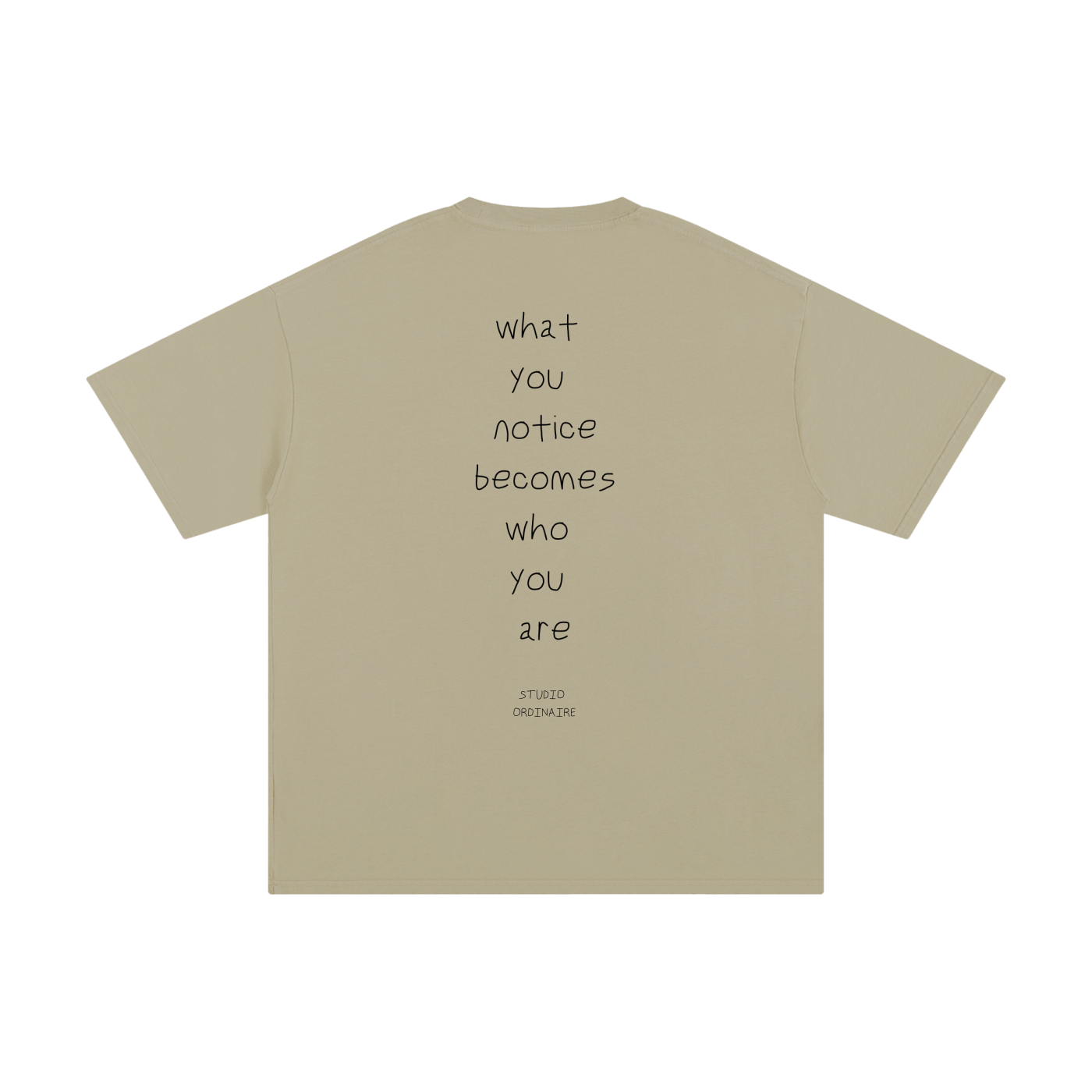 WHAT YOU NOTICE BECOMES WHO YOU ARE