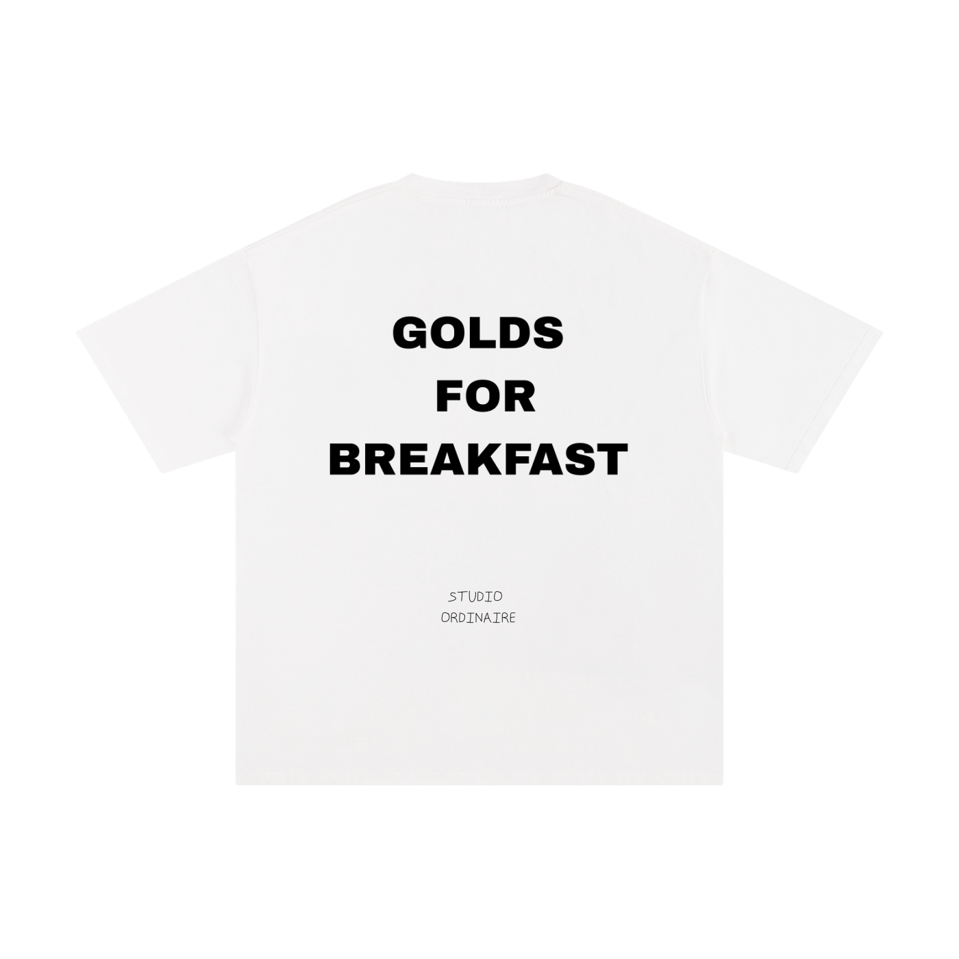 Unisex Pure Cotton T-Shirt - GOLDS FOR BREAKFAST